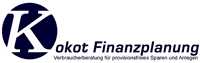 Logo: Kokot Finanzplanung, Verbaucherberatung für provisionsfreies Sparen und Anlagen